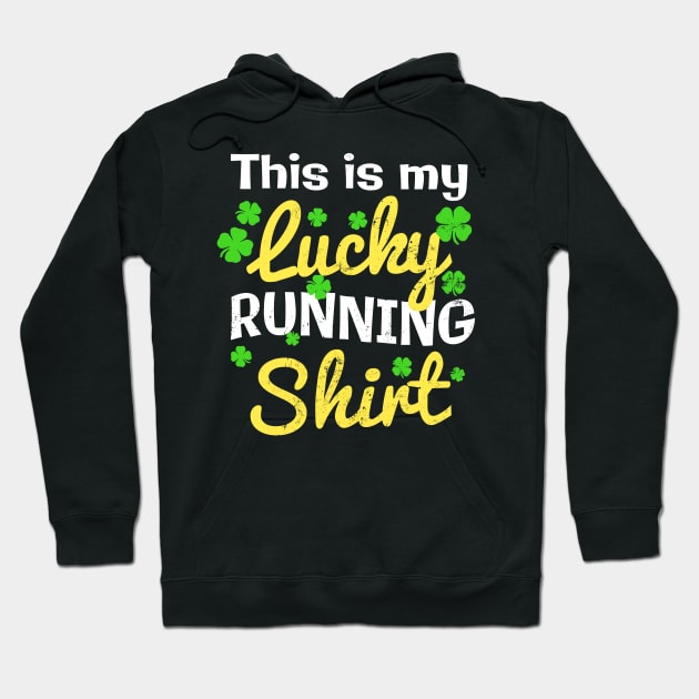 Shamrock Running Shirt | This Is My Lucky Running Gift Hoodie by Gawkclothing